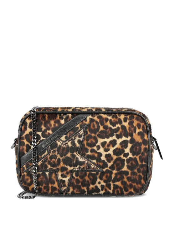 Mini Star Bag In Animal-Print Pony Skin With Tone-On-Tone Star
