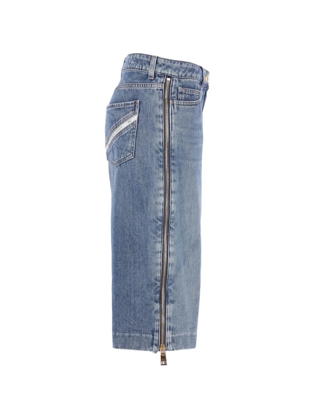 Elisabetta Franchi SHORTS - Blue | ac946a363c8a838d5a868557fe84f0961e2ef1a2