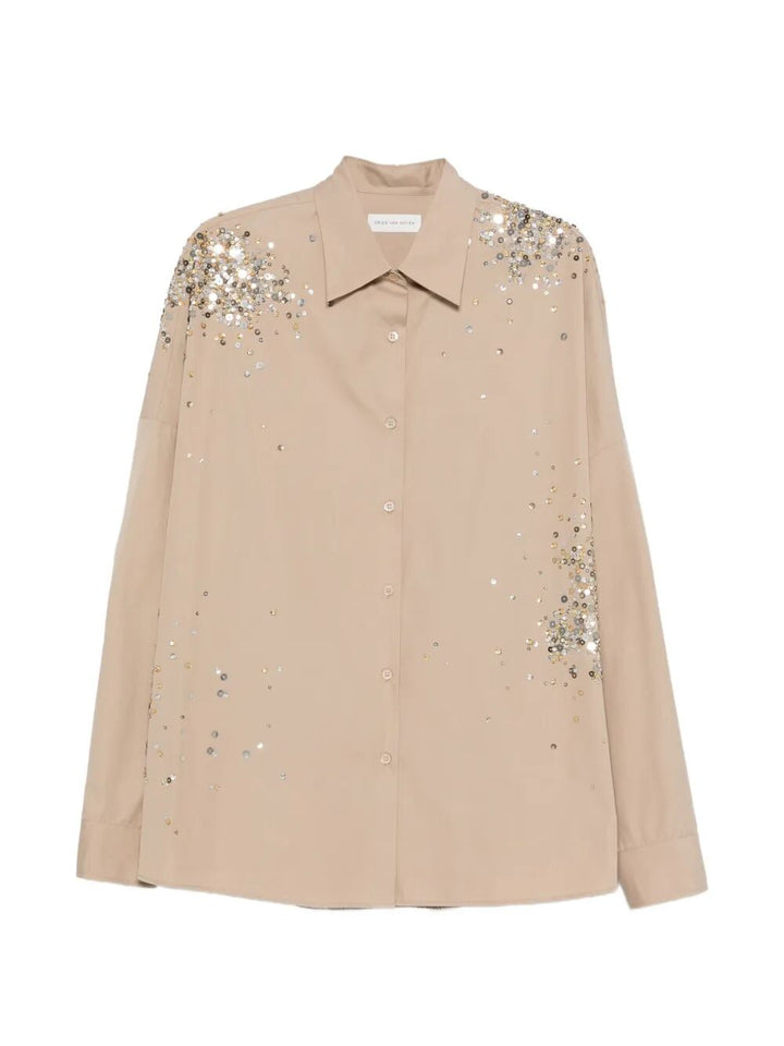 Dries Van Noten CAMICIA - Nude & Neutrals | 9c3c7e952a0b8020cc0f7121b73cb5939db124cf