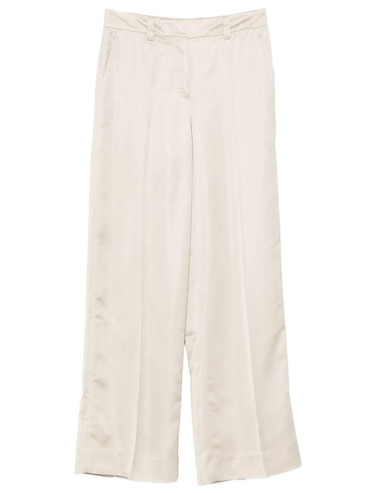 Neera Wide-Leg Satin Trousers