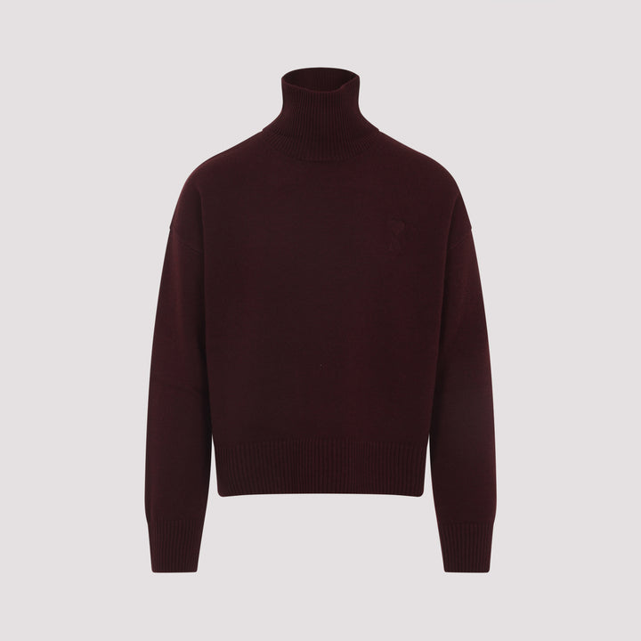 Ami Sweater - Red | 01b917f9350d4bafae010fa7bfa36fab468321d3