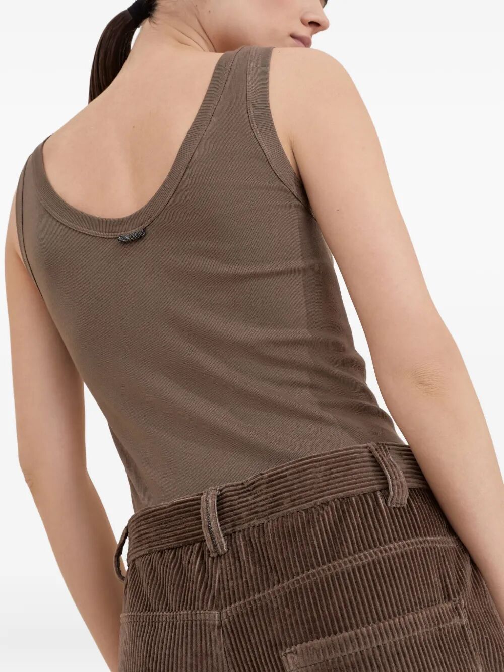 Brunello Cucinelli Wide leg - Brown | ec85d7539cd86d5997f2d7070318d36122deaaad