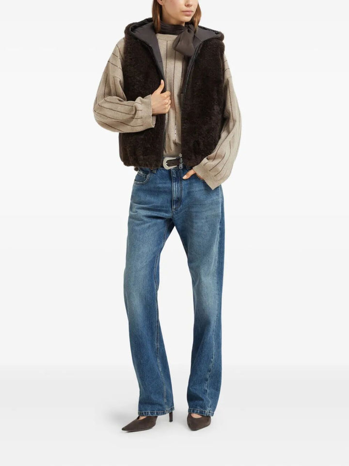 Brunello Cucinelli Straight leg - Blue | f6fb7f920457b1ae3db74f1e4b6374e59ef3cdcc