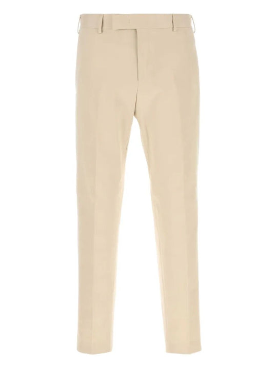 Rebel Pressed-Crease Cotton Trousers