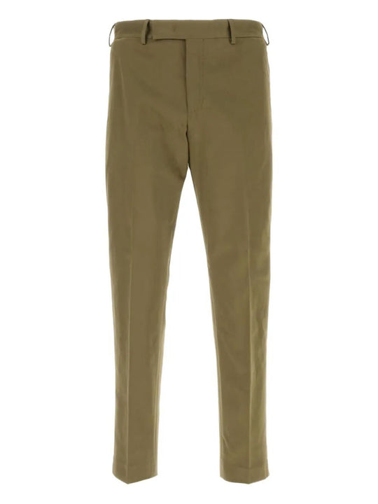 Rebel Pressed-Crease Cotton Trousers