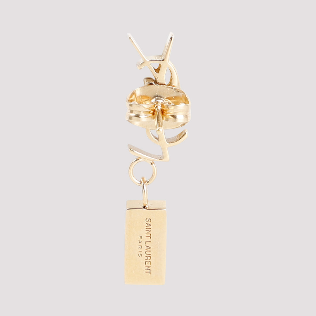 Saint Laurent Earrings - Metallic | dad240c70a5b980030f7cc9dc791aff0e9562ef9