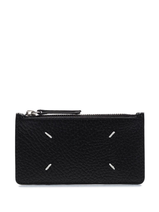 Four Stitches Zipped Cardholder