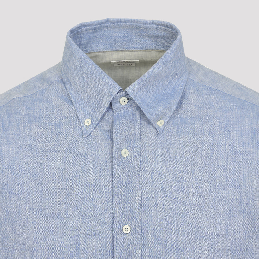 Brunello Cucinelli Shirts - Blue | b82d1c9924343c2bee0e6328d21524156e4c753e
