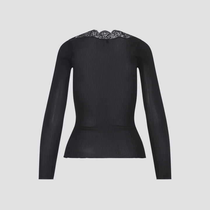 Saint Laurent Cardigan - Black | 82217f3924d5c2645f5488bcc497ee9111aa6820