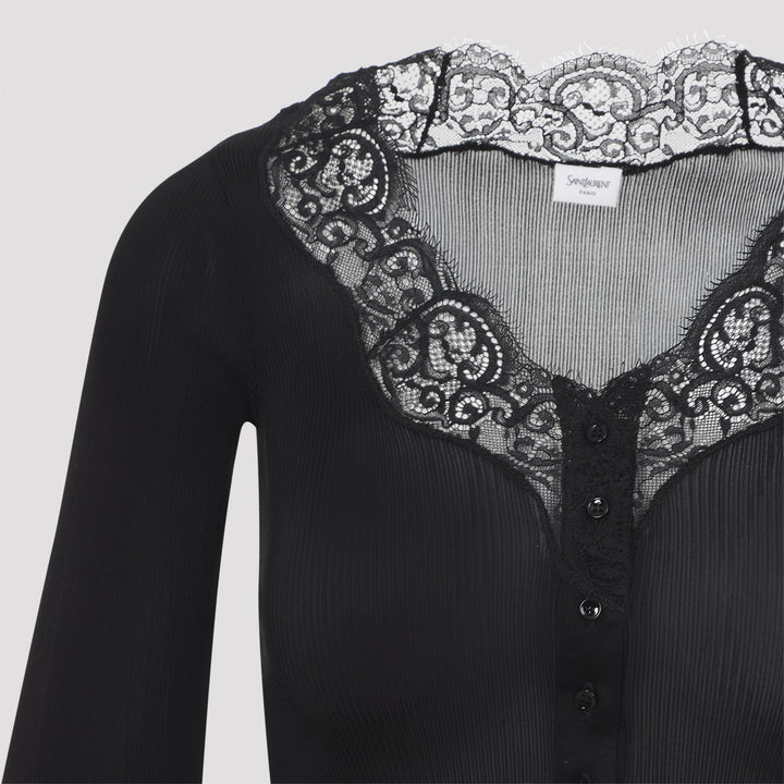 Saint Laurent Cardigan - Black | ee4d6a366e9df9babc3b0a484a63be226203fc8c