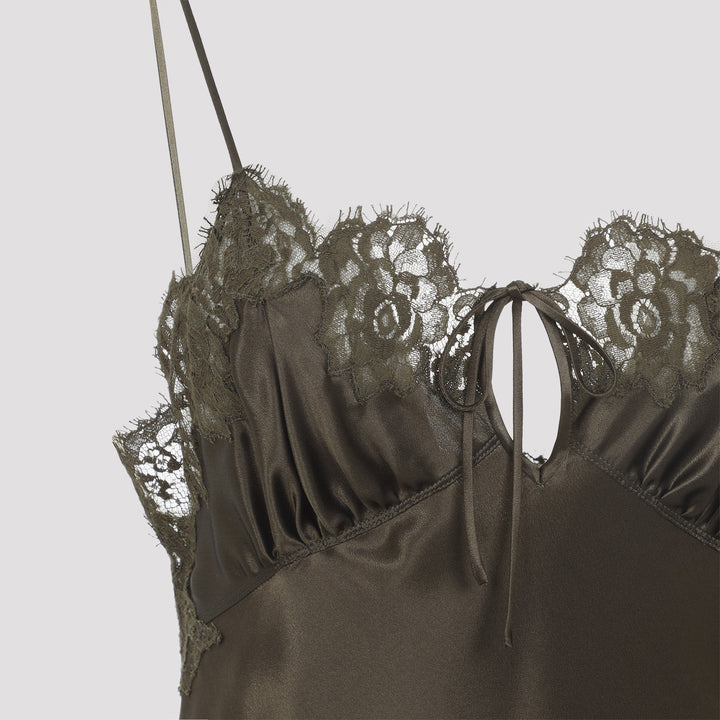 Saint Laurent Mini dresses - Green | ed554d542ded3c2a38e7817521c0ca48381e779c