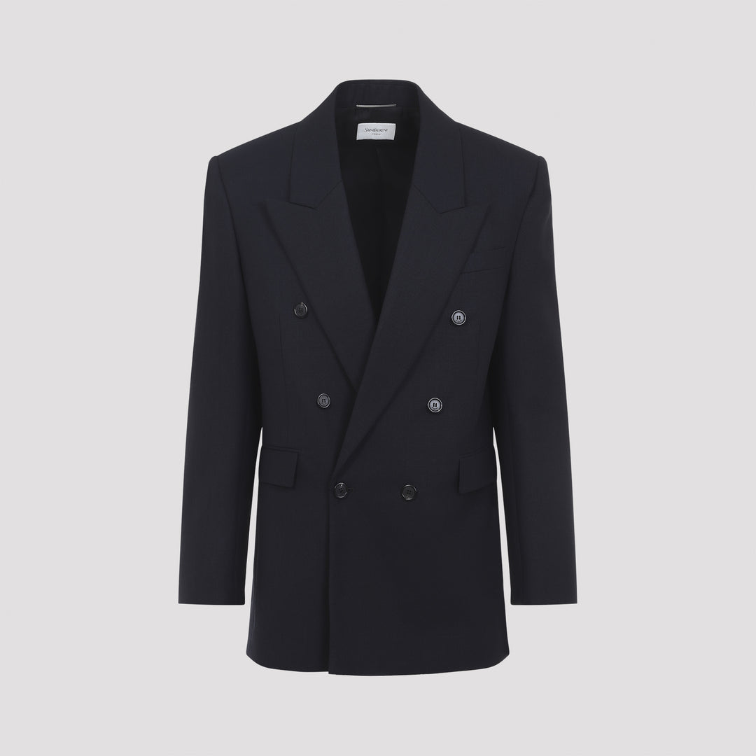 Saint Laurent Jackets - Blue | fe2c210f9f5f38757b0db9630dcdf76b748d7d3d