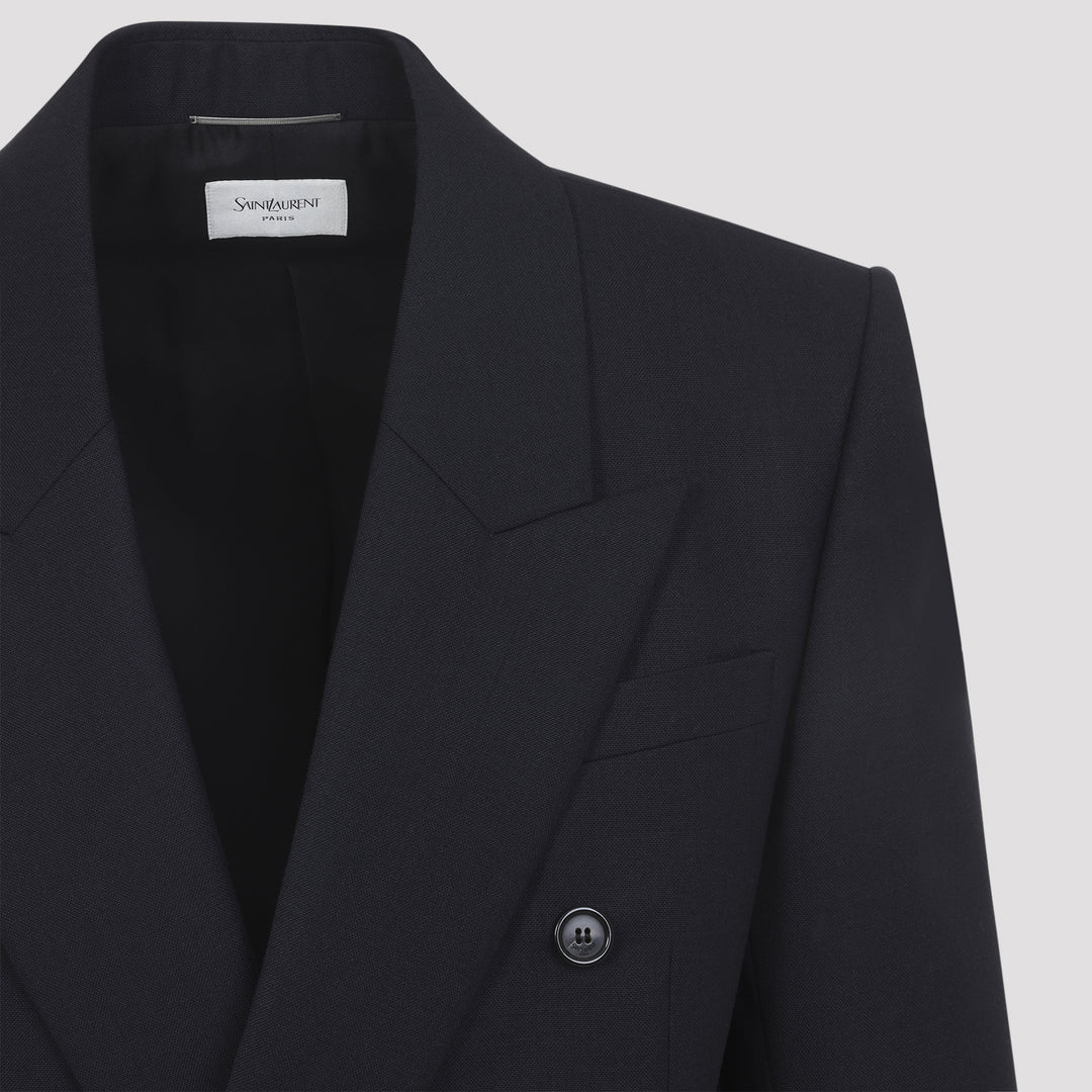 Saint Laurent Jackets - Blue | 463c10cecaea36e9b16ae47bd49ff146f4e6222c