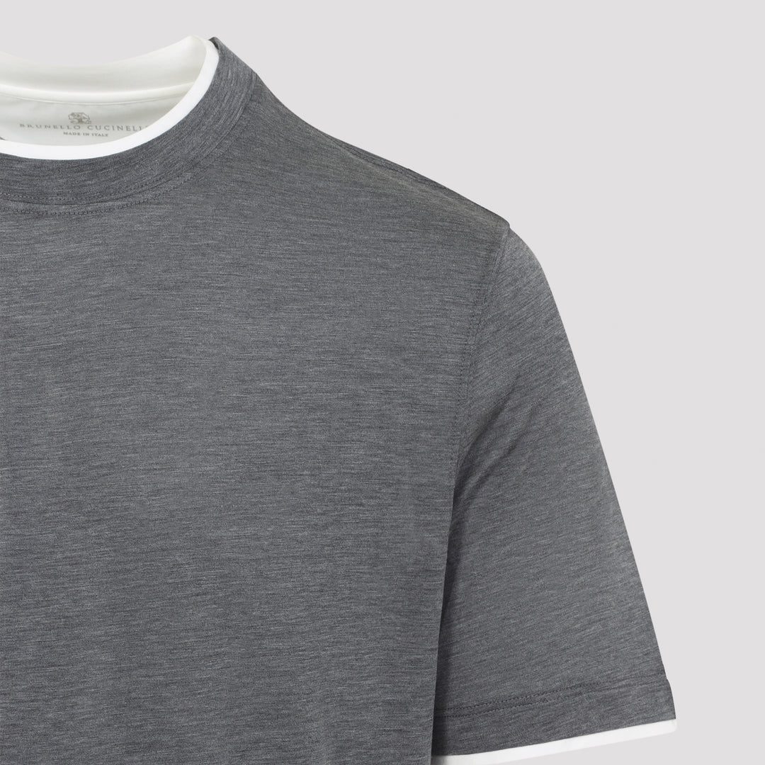 Brunello Cucinelli T-shirts - Grey | b9c989f4e477e1db788a99b552f669066dc8bcab