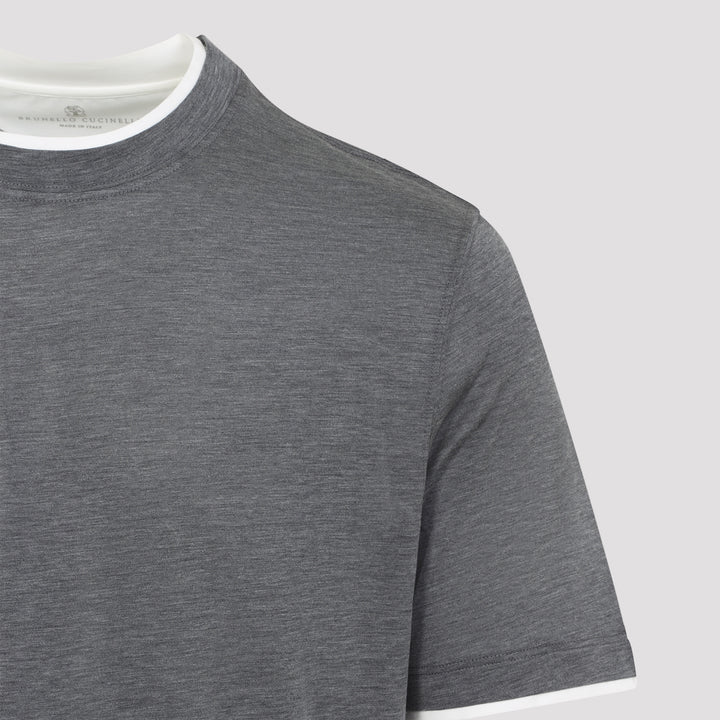 Brunello Cucinelli T-shirts - Grey | b9c989f4e477e1db788a99b552f669066dc8bcab