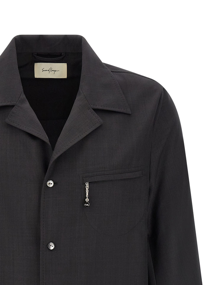Second/Layer Fairmont Safari Shirt and Blouse - Gray | 5d9dc5d303fc2808a921c913b004d57e6aae52e2