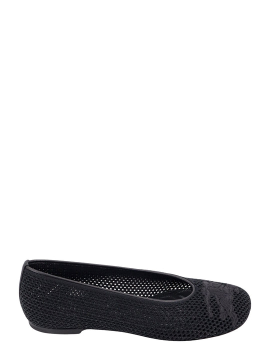 Mesh Ballerinas With Ekd Detail