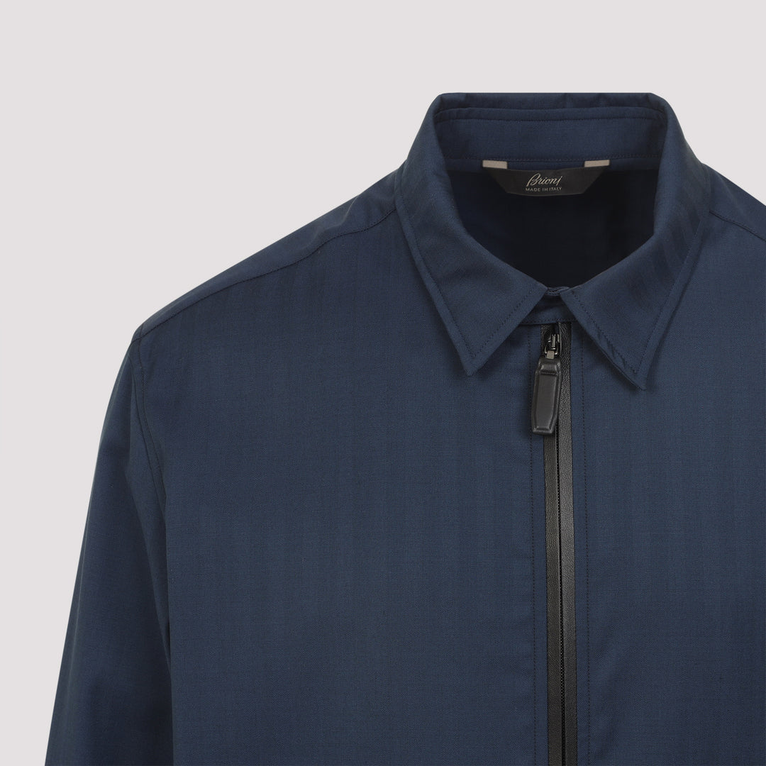 Brioni Jackets - Blue | e587ec6cbd8a3d275442887efa3fb719590497f8