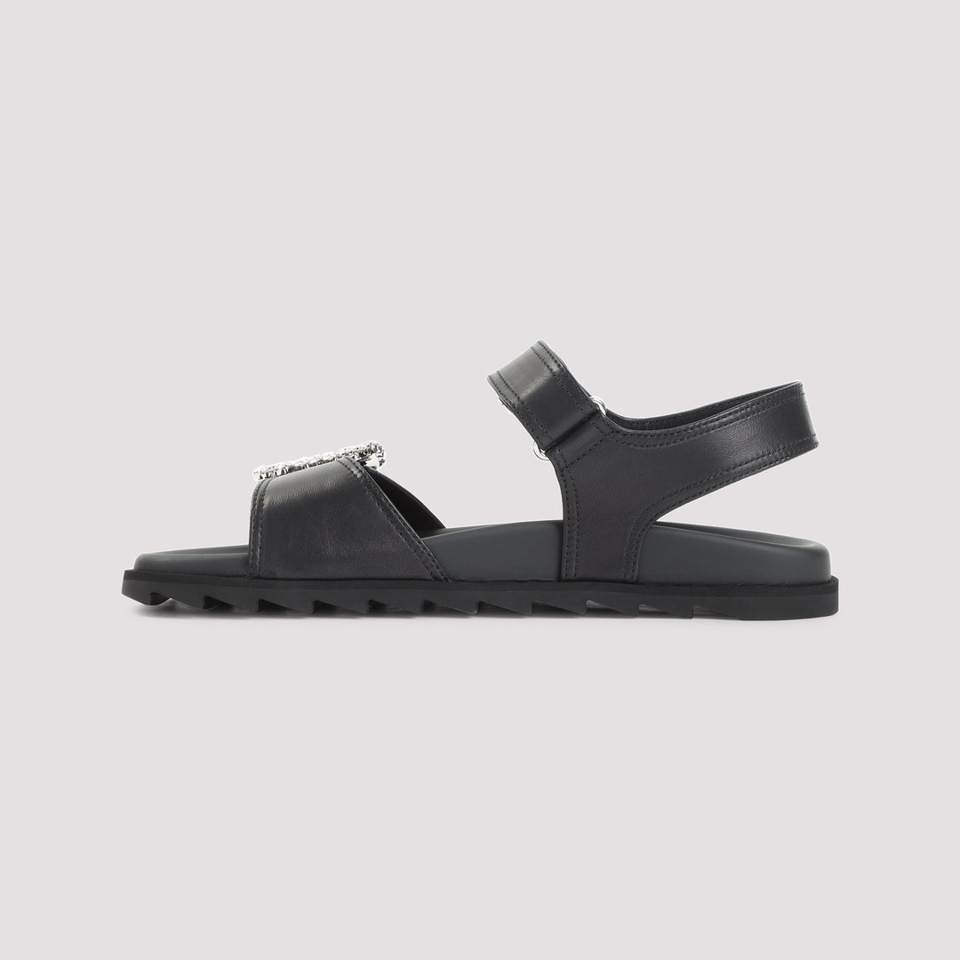 Roger Vivier Sandals - Black | 764bb487c26ea0cd514d3a7cbfb6a89981f03f6d