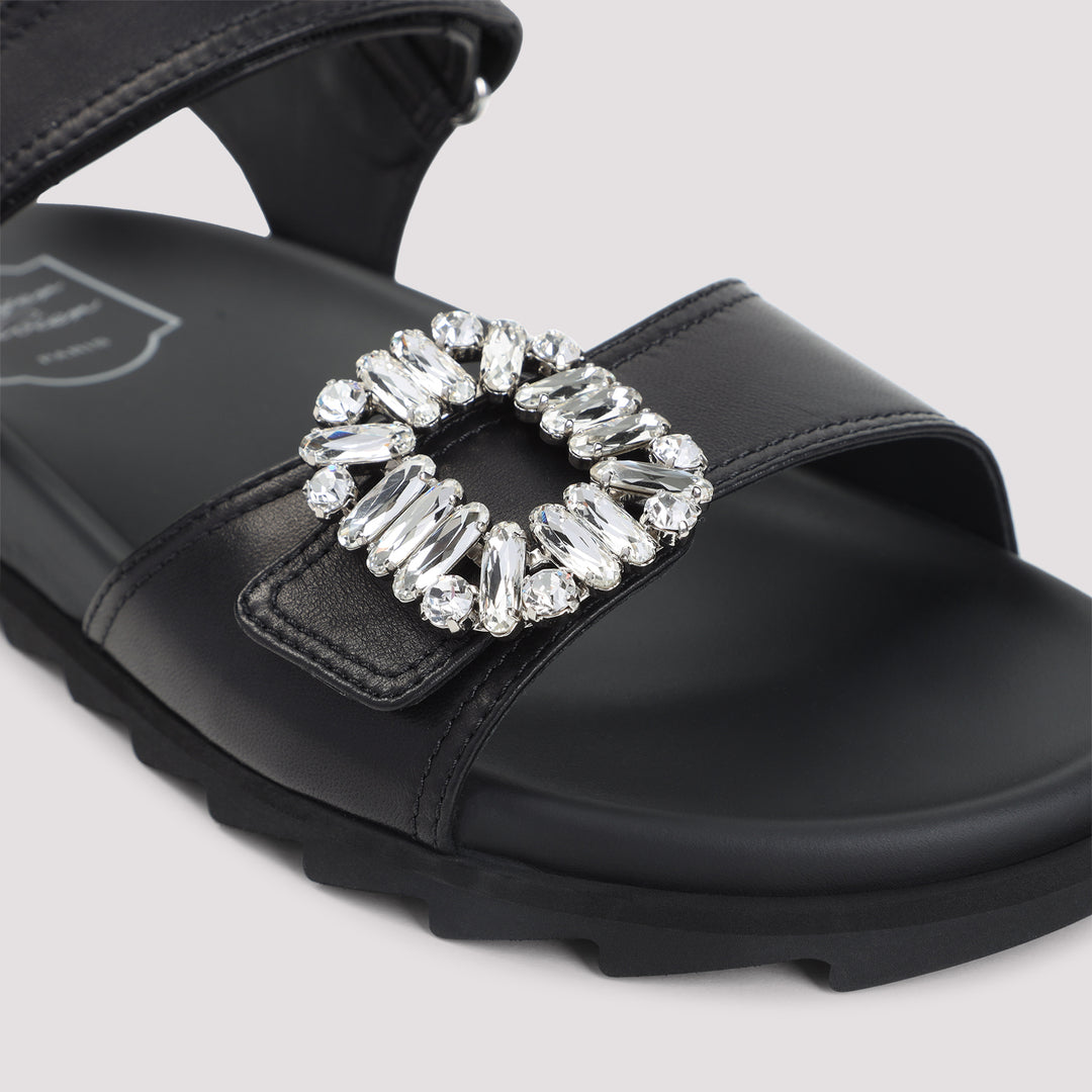 Roger Vivier Sandals - Black | b459b71c14506f909f41f2e79beba6312607e3f8