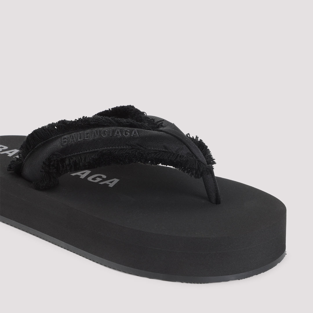 Balenciaga Sandals - Black | 165a84e4f51bef3c1a9f0b7c49ebd8e10aee0c44