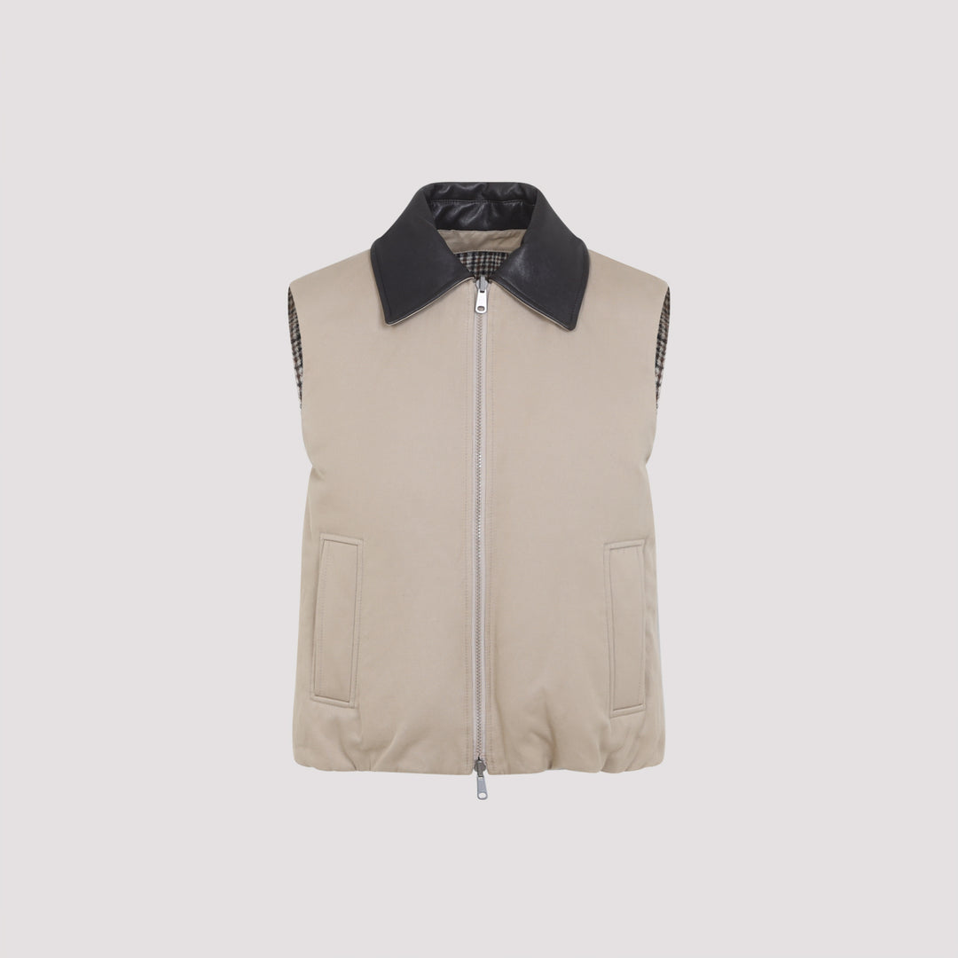 Brunello Cucinelli Gilet - Nude & Neutrals | b086ee0d43bd5ec20ce0ed547fb988d002ebbe61