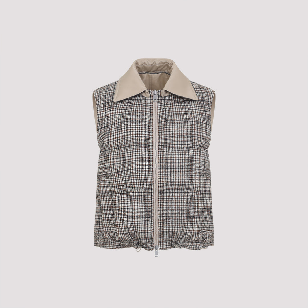 Brunello Cucinelli Gilet - Nude & Neutrals | d39f8ba24711eedfc19eccd8d5f212d03728d9ff