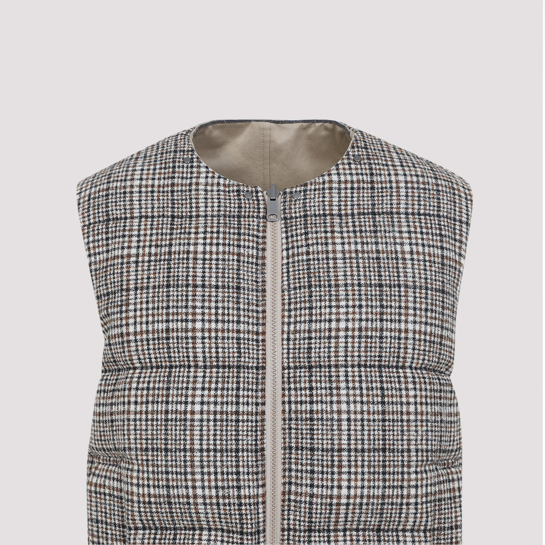 Brunello Cucinelli Gilet - Nude & Neutrals | 7d12e5192ef2442d54b7ef8e1b4cdd22aa30e81d