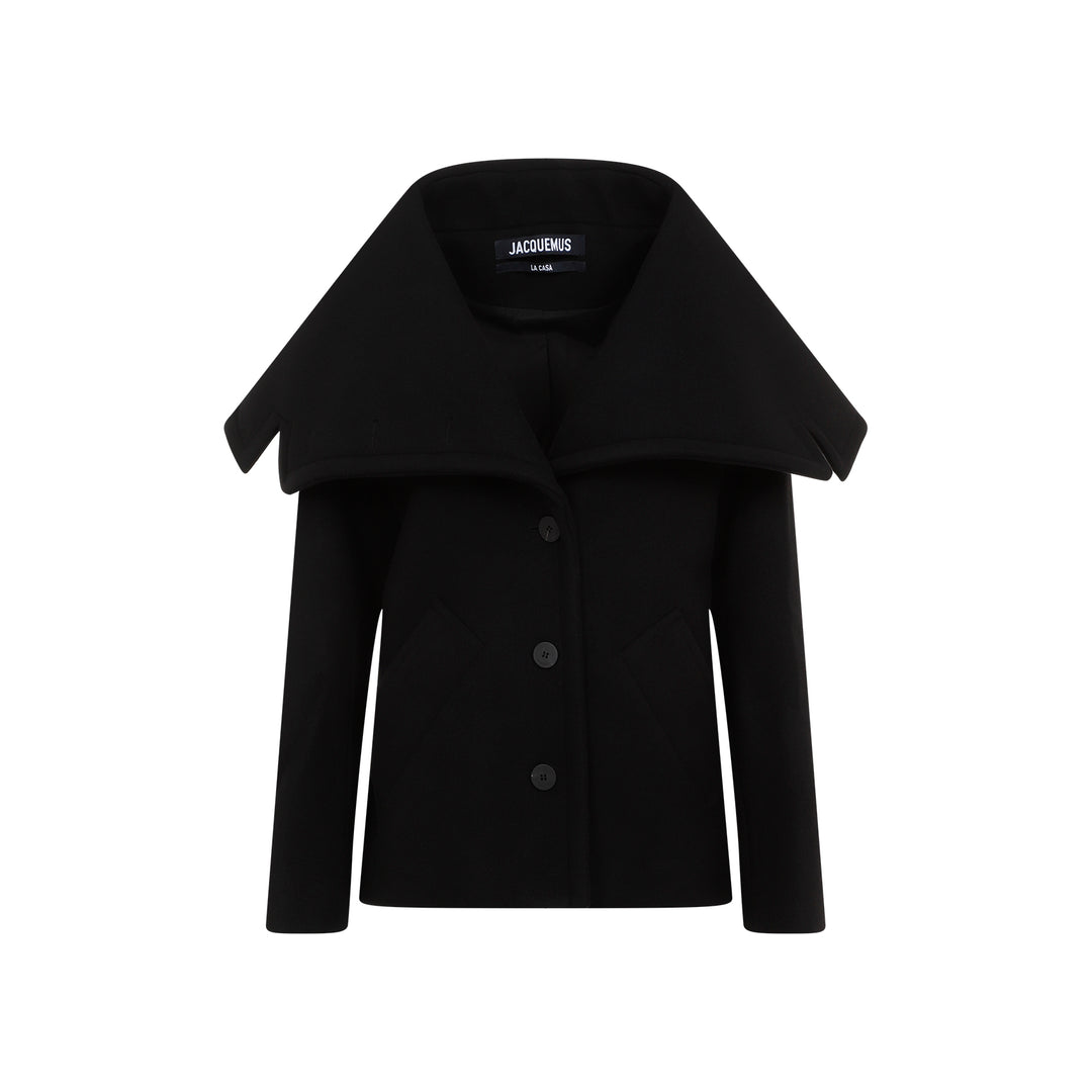 Jacquemus Double breasted & peacoat - Black | 1e833d98fe85e1a69609b926810f849400ae9580