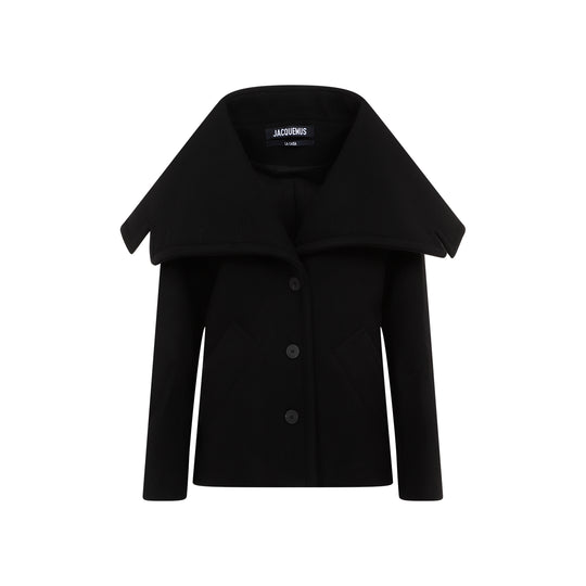 Double Breasted & Peacoat Black