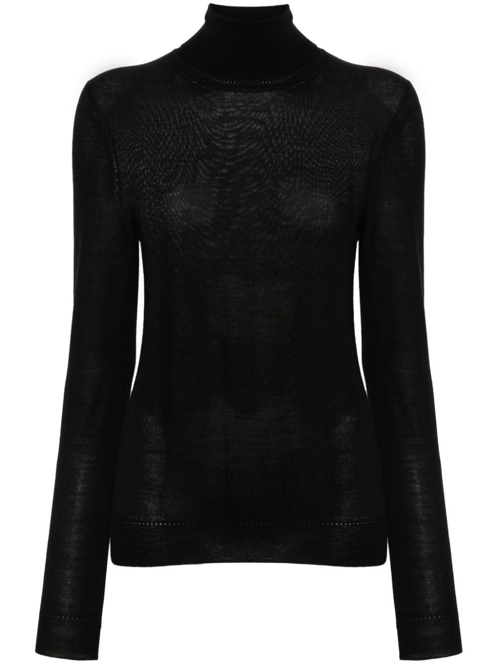 Saint Laurent Paris Turtle neck - Black | 6cbe1f0f1d2178a78290f3c986e259fe2eefd433