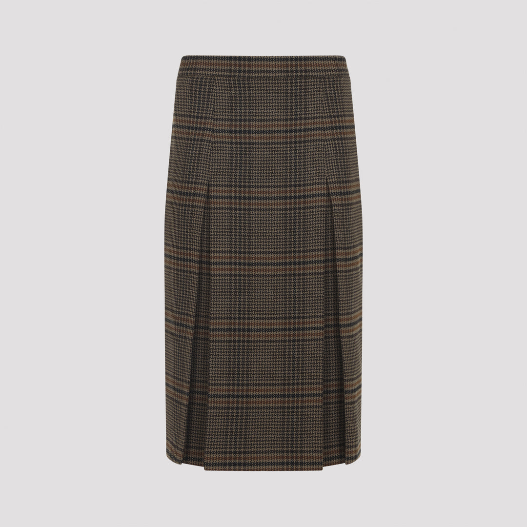 Saint Laurent Midi skirts - Brown | b72500f76c0bdf48bf0b47b62719f15ed5b845a7