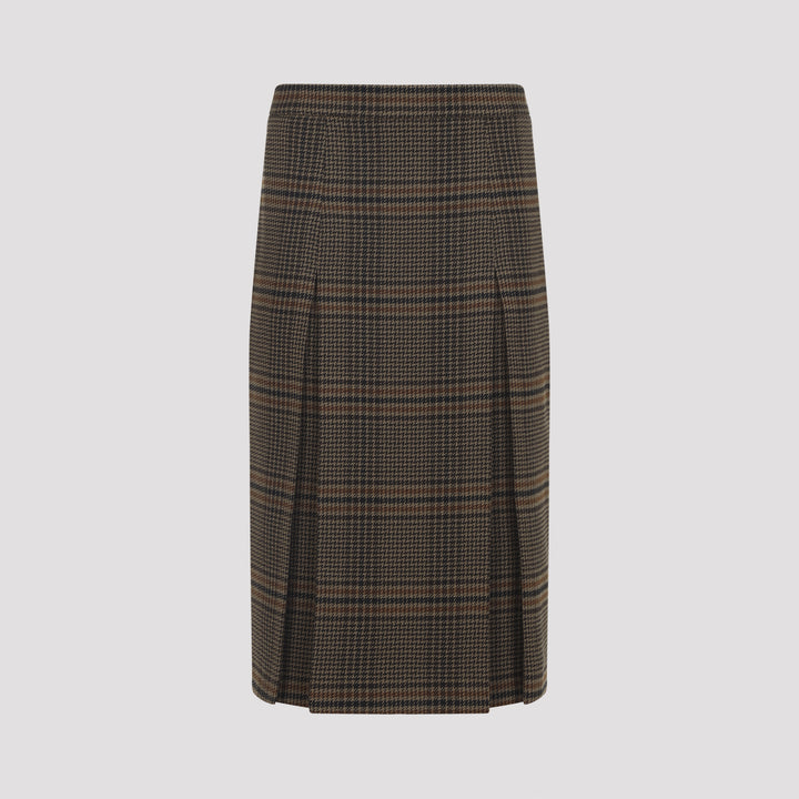 Saint Laurent Midi skirts - Brown | b72500f76c0bdf48bf0b47b62719f15ed5b845a7