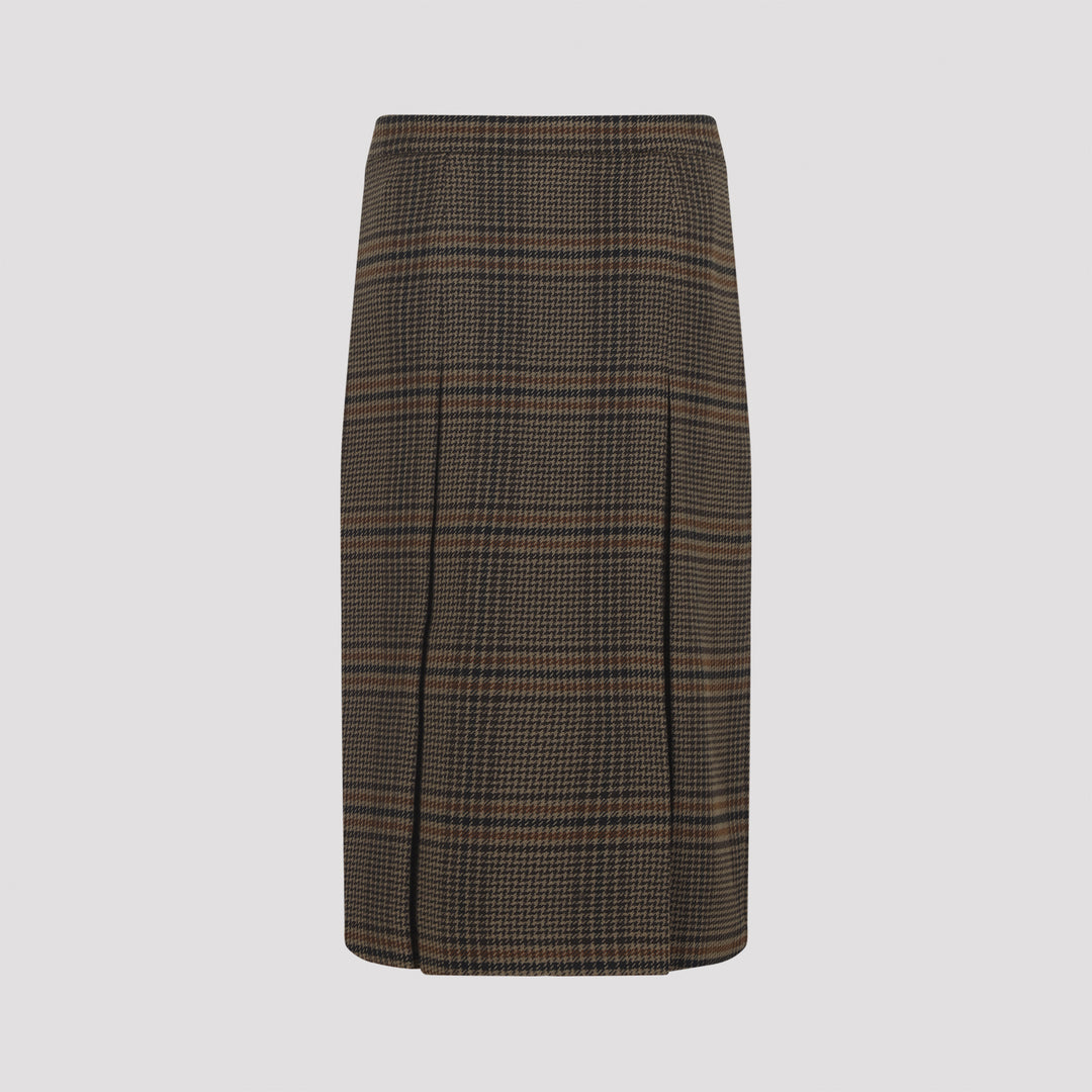 Saint Laurent Midi skirts - Brown | 08975b7a4e6d65c52865f1a06083b6486f33c00f