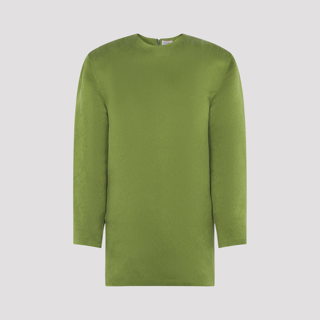 Saint Laurent Mini dresses - Green | a1be03dd8b6b67b1cac5942caee353d8b8190a53