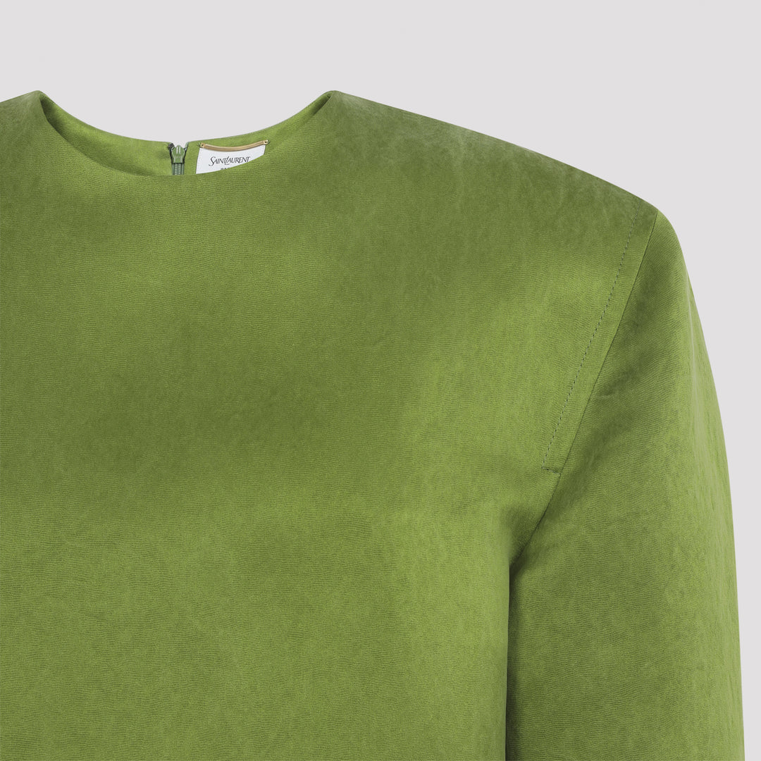 Saint Laurent Mini dresses - Green | 8fa12c94595055c5f05b6b9e74e0ee47b29e25fc