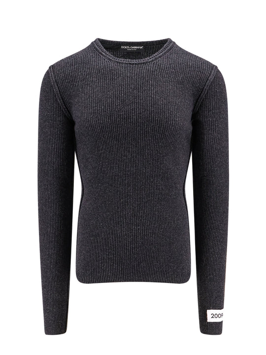 Ribbed Sweater With 2009-10 Label
