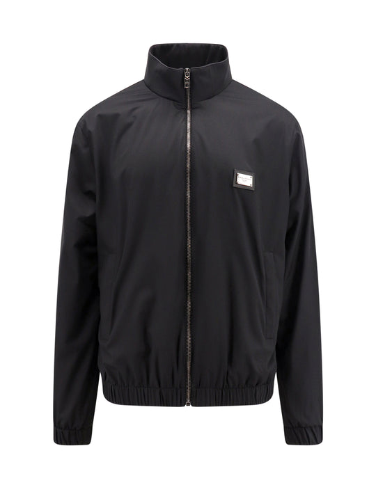 Nylon Jacket With Iconic Logo Tag