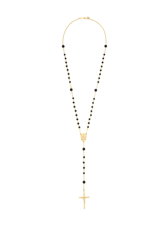 Brass Rosary With Natural Stones