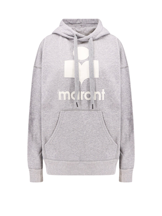 Mansel Cotton Sweatshirrt With Flocked Logo