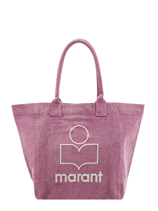 Yenky Canvas Shoulder Bag With Embroidered Logo