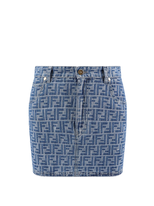 Ff Chambray Mini Skirt