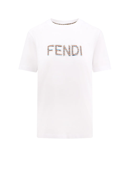 Cotton T-Shirt With Frontal Logo