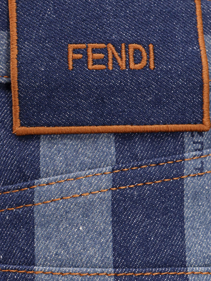 Fendi Shorts - Blue and green | 0ab2bdc086ba00187866420d6224b9fd943b3c81