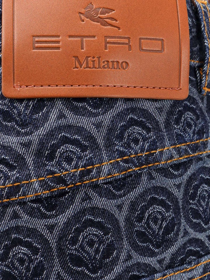 Etro Jeans - Blue and green | f9ed6dd2004dc77bb9c6e4661f7017fccc20477c