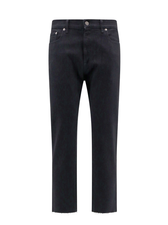 Slim Fit Black Denim Trouser