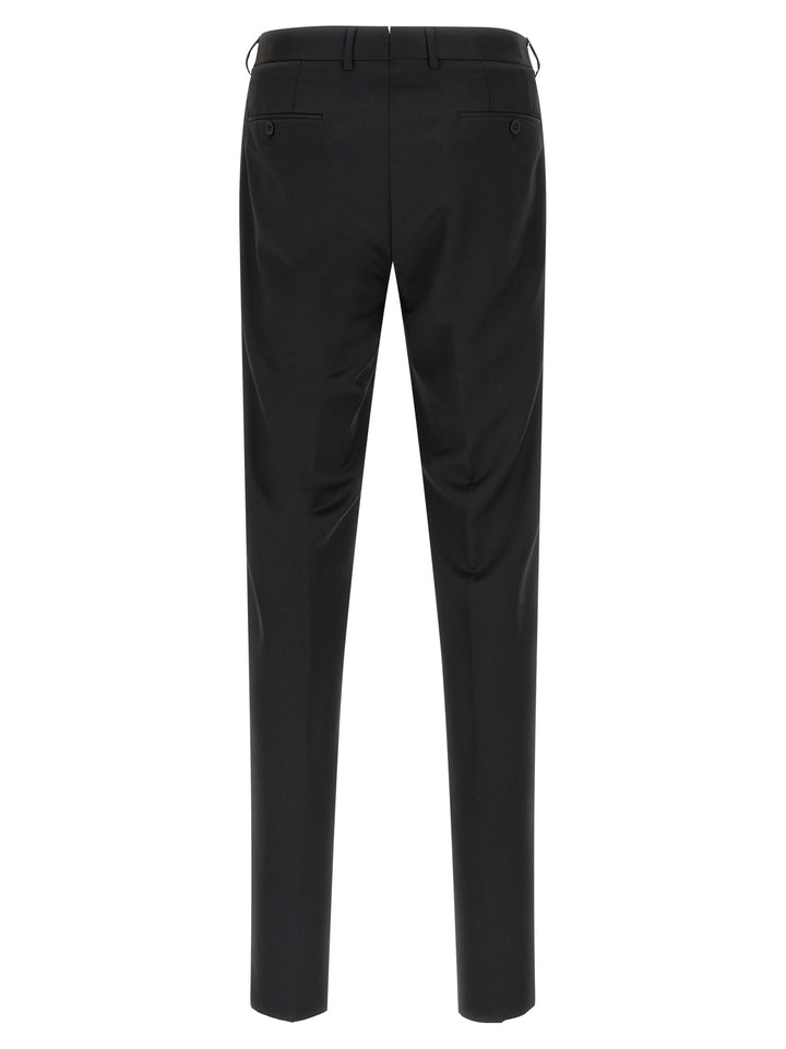 Zegna Mohair Wool Dress Suits - Black | bf1e2fd633d94e2e53cd9a909249206e23629049
