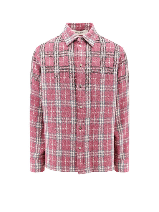 Strong Check Cotton Shirt With Metal Details