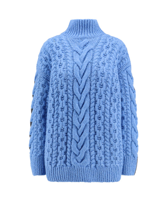 Bicolor Alpaca Blend Sweater