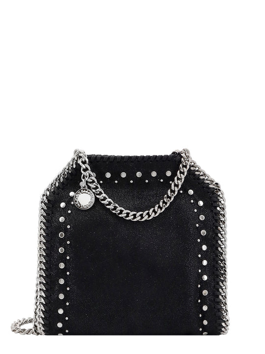 Shaggy Deer Shoulder Bag With Studs Detail